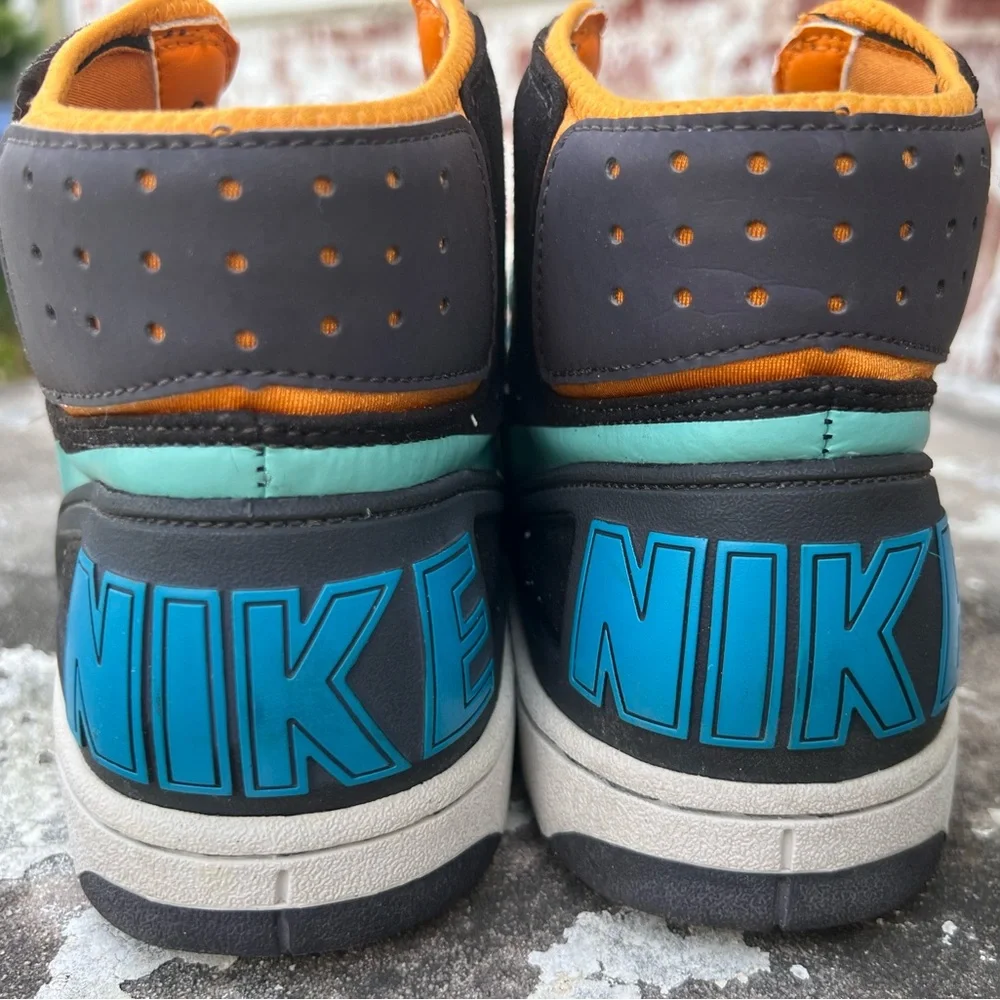Nike Terminator Hybrid 2008 Blue Orange 344647-431 Sz 10